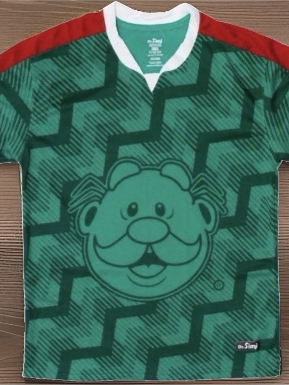 AUTHENTIC Dr. Simi Mexico Soccer Jersey Shirt #9 Raul Jimenez Kit Size L / XL